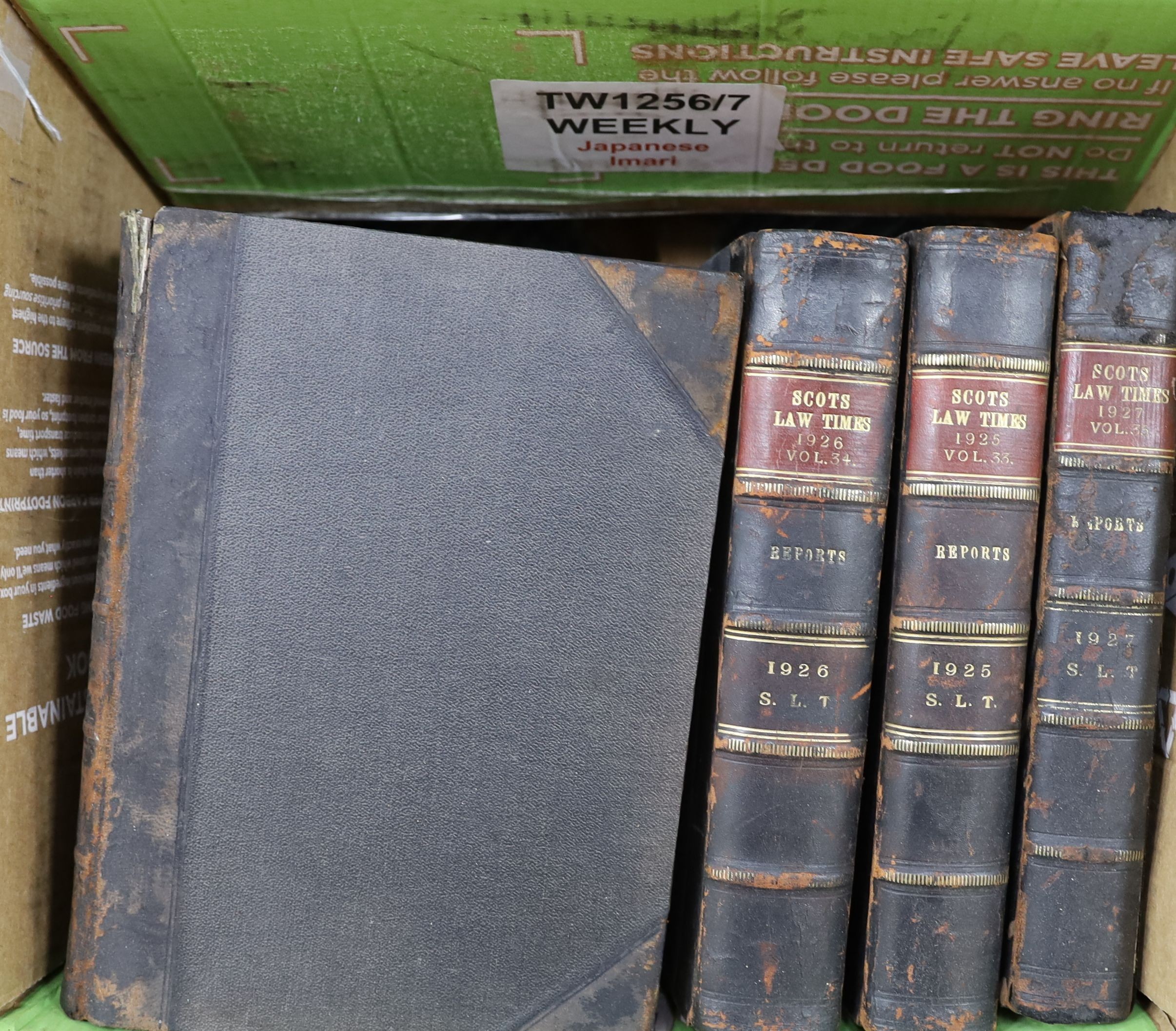 A large quantity of mixed books